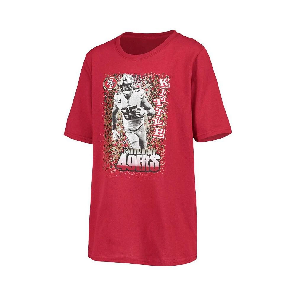 商品Outerstuff|Men's George Kittle Scarlet San Francisco 49ers U Da Man T-shirt,价格¥120,第2张图片详细描述