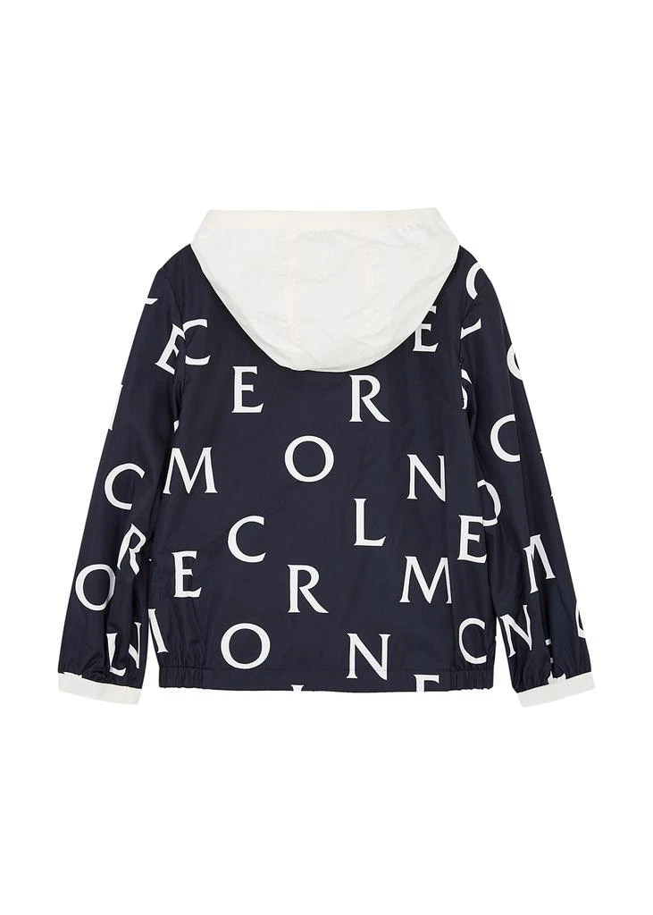 商品Moncler|KIDS Jiro navy logo-print shell jacket (8-10 years),价格¥3898,第2张图片详细描述
