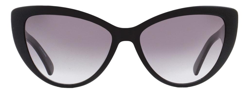 Longchamp Women's Cat Eye Sunglasses LO663S 005 Ebony 56mm商品第2张图片规格展示