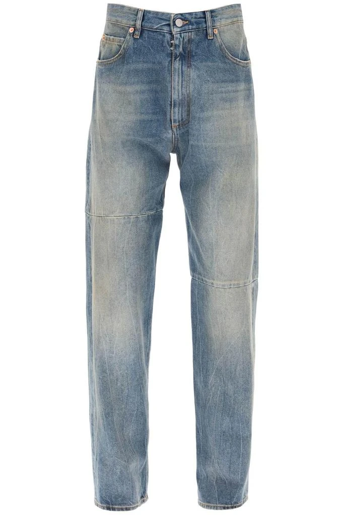 商品MM6|Sand-washed loose jeans,价格¥1965,第1张图片