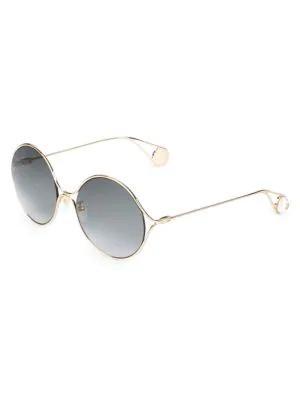 商品Gucci|60MM Round Sunglasses,价格¥1860,第4张图片详细描述