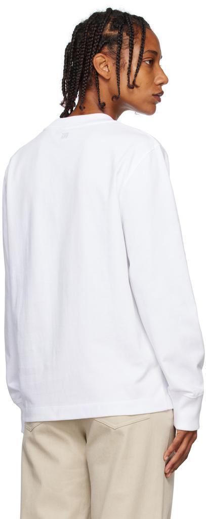 商品AMI|White Ami de Cœur Long Sleeve T-Shirt,价格¥592,第5张图片详细描述