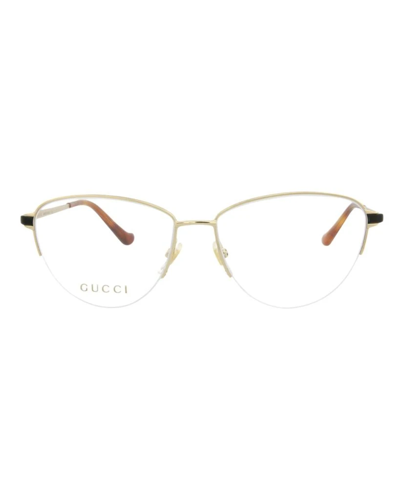 商品Gucci|Cat Eye-Frame Metal Optical Frames,价格¥985,第1张图片