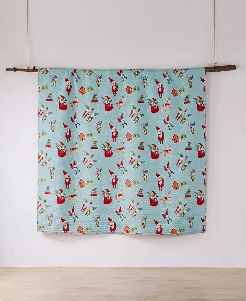 商品Levtex|Gnome for the Holidays Embroidered Decorative Pillow, 12" x 24",价格¥156,第4张图片详细描述