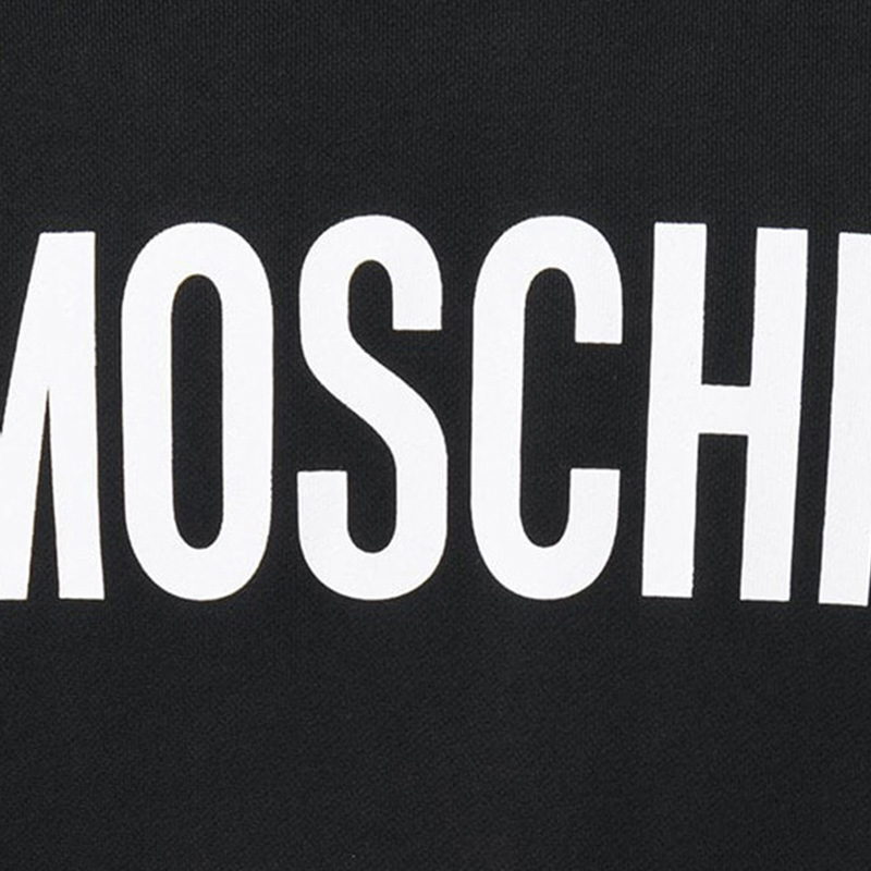 Moschino 莫斯奇诺 男士黑色卫衣 ZA1701-5227-1555商品第2张图片规格展示