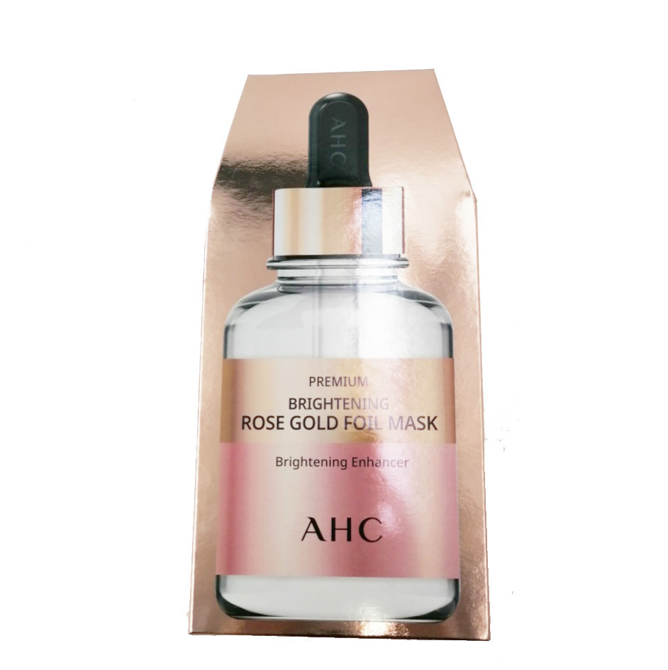 商品AHC|【包邮装】A.H.C 玫瑰黄金蒸汽面膜 5片*25g/盒,价格¥87,第1张图片