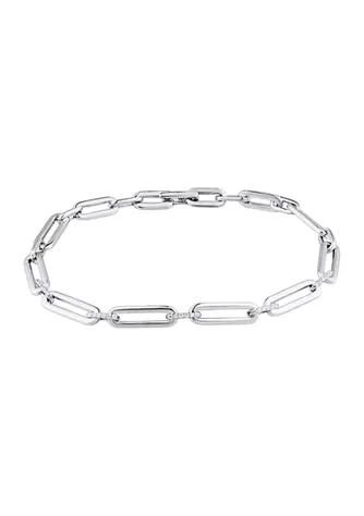 商品Belk & Co.|Co. 1 10 Ct. T.w. Diamond Paperclip Bracelet In Sterling Silver,价格¥1125,第1张图片