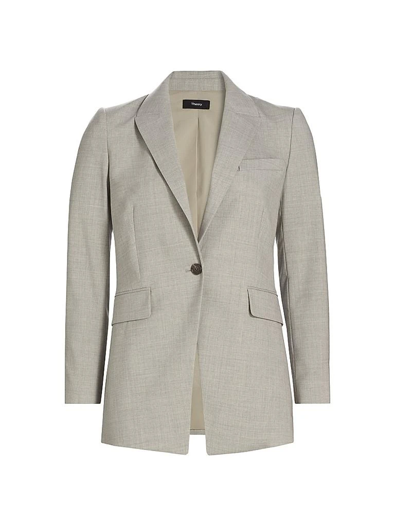 商品Theory|Etiennette Wool-Blend Blazer,价格¥1420,第1张图片