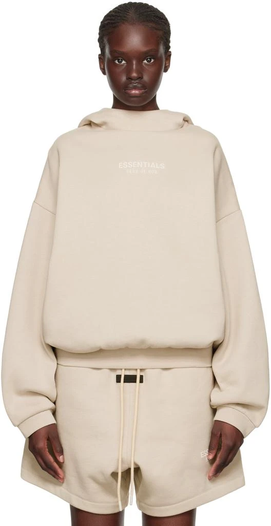 商品Essentials|Taupe Bonded Hoodie,价格¥590,第1张图片