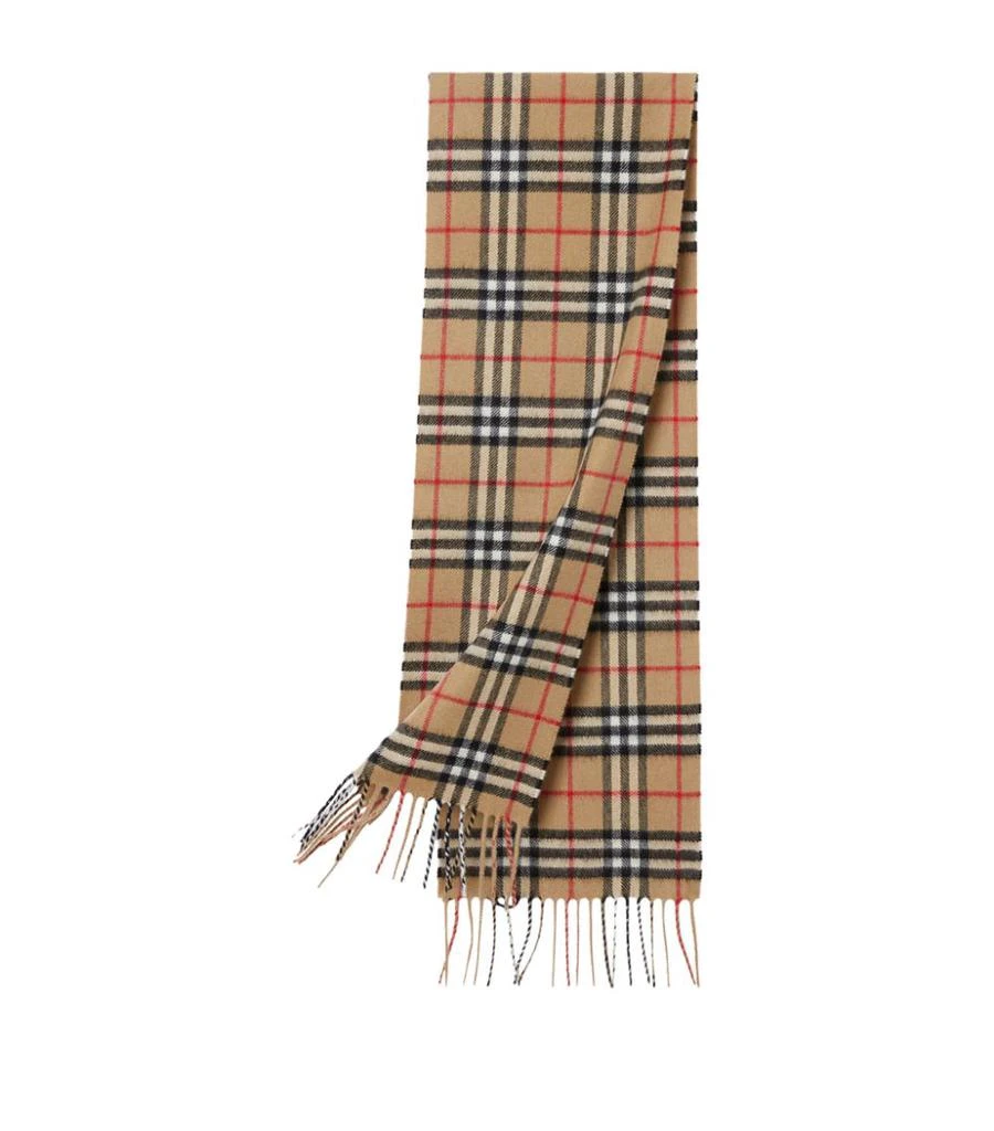 商品Burberry|Cashmere Vintage Check Scarf,价格¥2532,第1张图片