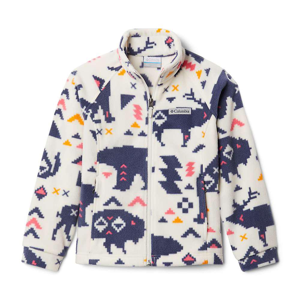 Youth Girls' Benton Springs II Printed Fleece Jacket商品第5张图片规格展示