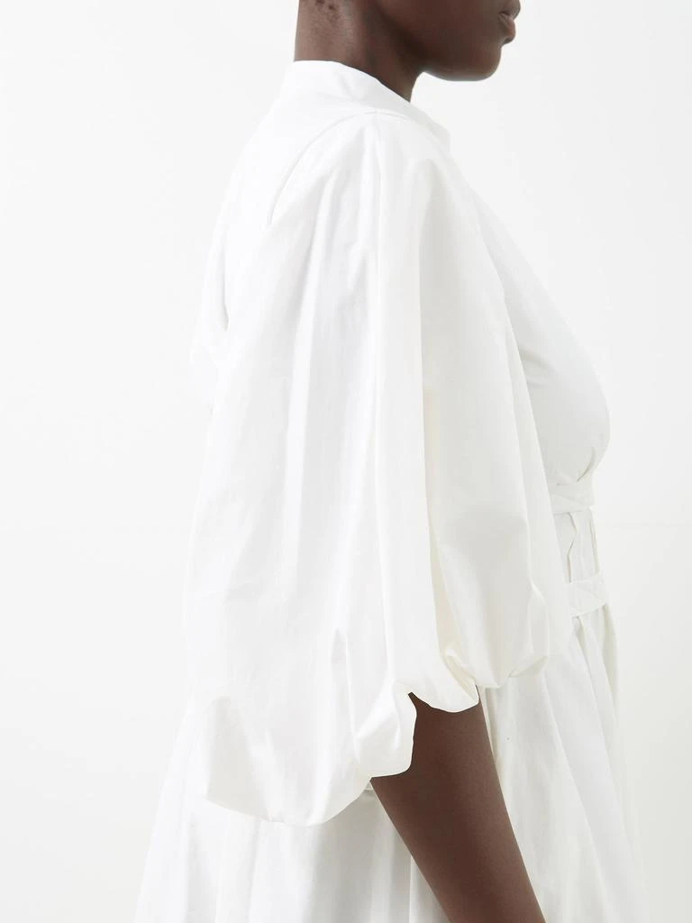 商品ROKSANDA|Madalena puff-sleeve cotton-poplin dress,价格¥4301,第4张图片详细描述