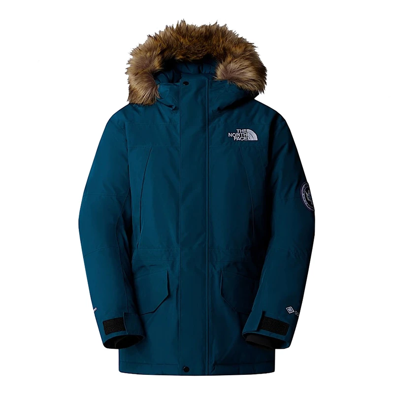 商品The North Face|北面24新款 男士蓝色涤纶可拆卸兜帽羽绒服 NF0A89GS-1NO（两色可选）,价格¥7140,第1张图片