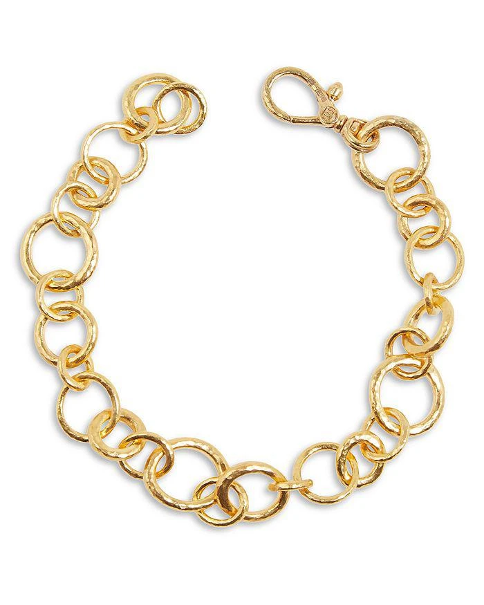 商品Gurhan|24K Yellow Gold Hoopla Circle Link Bracelet,价格¥57835,第1张图片