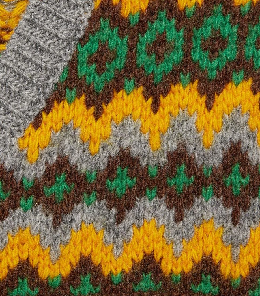 商品Gucci|Wool Fair Isle Sweater Vest (4-12 Years),价格¥3344,第4张图片详细描述