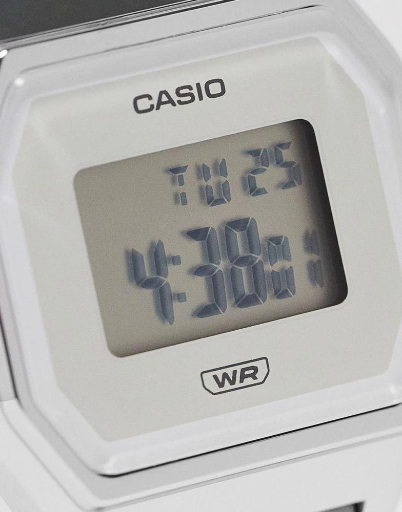 商品Casio|Casio LA680 beige leather band watch in silver,价格¥348,第2张图片详细描述