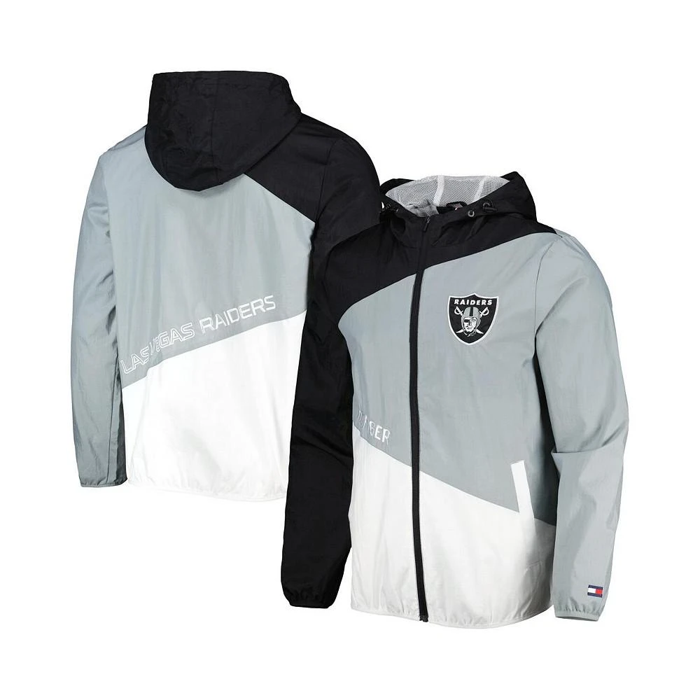 商品Tommy Hilfiger|Men's Black, Silver Las Vegas Raiders Bill Full-Zip Jacket,价格¥710,第1张图片