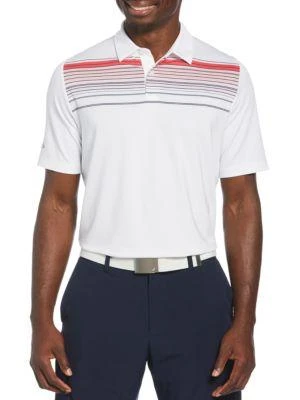 商品Callaway|Energized Striped Golf Polo,价格¥188,第1张图片