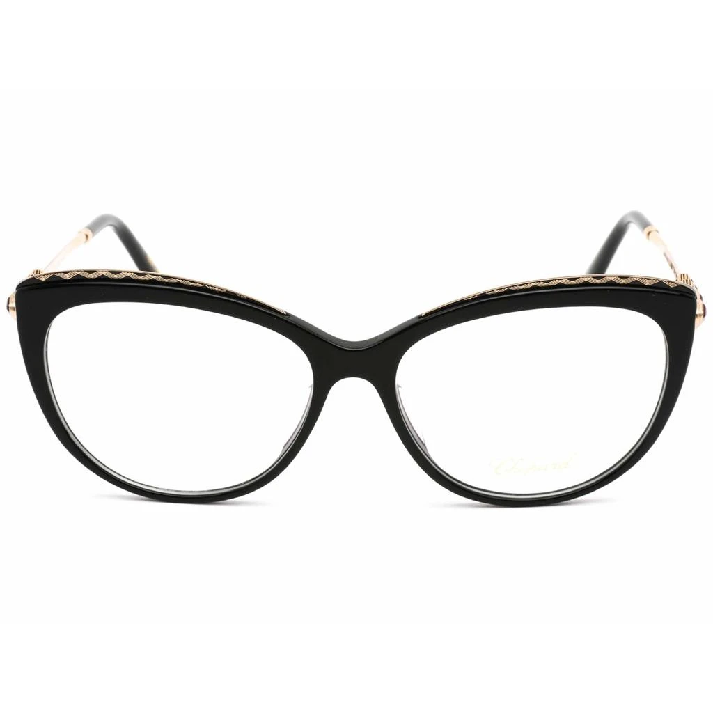 商品Chopard|Chopard Women's Eyeglasses - Black Cat Eye Plastic Frame Demo Lens | VCH276S 700Y,价格¥1347,第2张图片详细描述