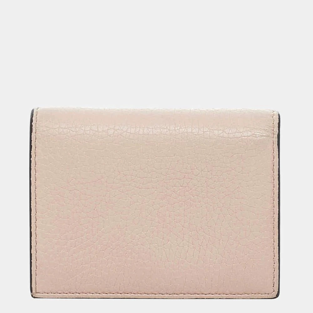 商品[二手商品] Gucci|Gucci Pink Blind for Love Leather Small Wallet,价格¥3673,第3张图片详细描述