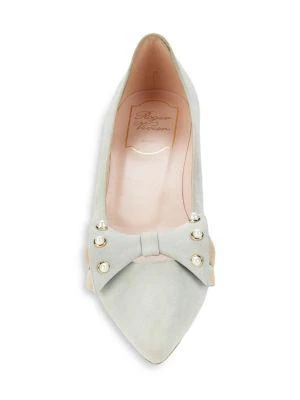 商品Roger Vivier|Baby Doll Suede Ballet Flats,价格¥2760,第5张图片详细描述