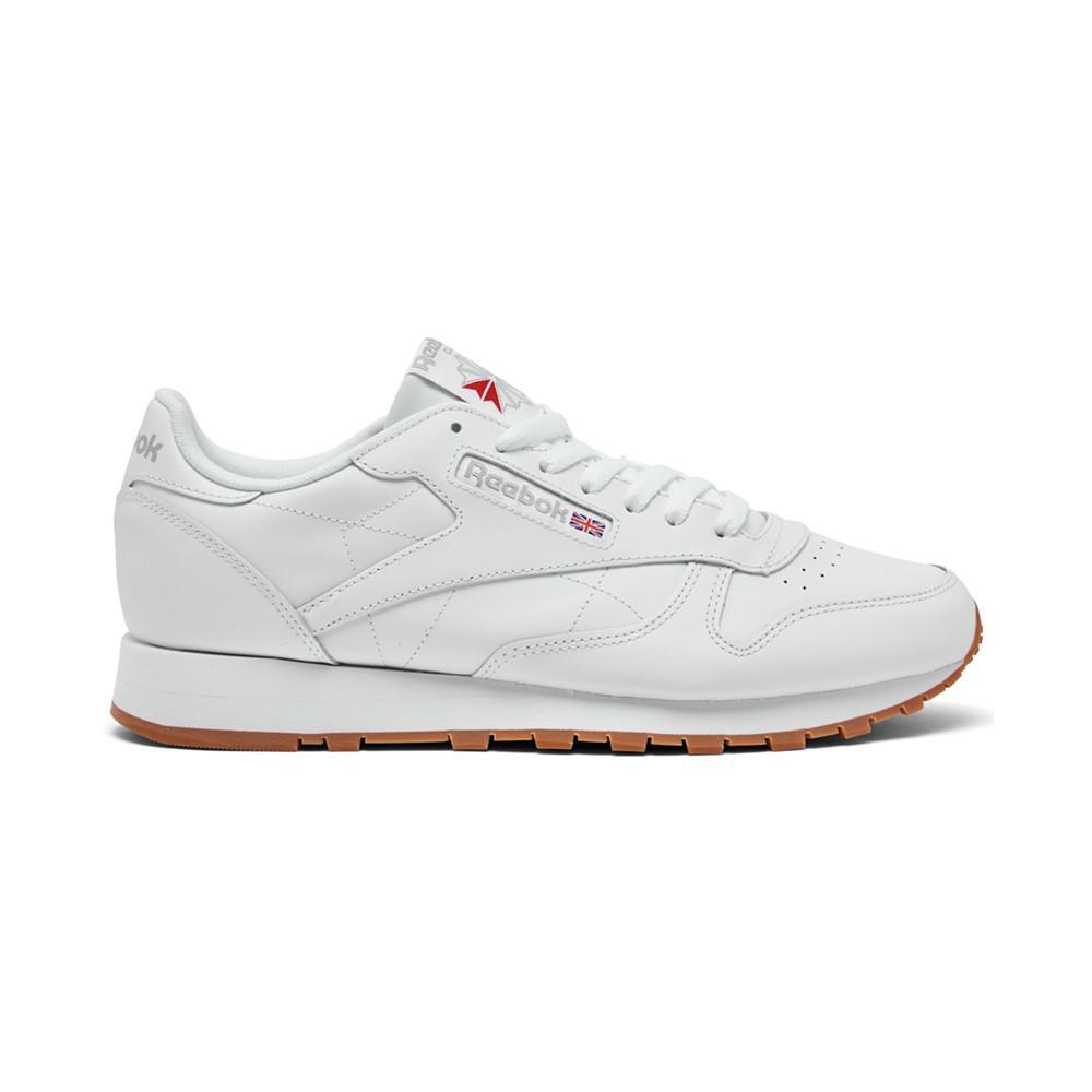 商品Reebok|Men's Classic Leather Casual Sneakers from Finish Line,价格¥594,第4张图片详细描述