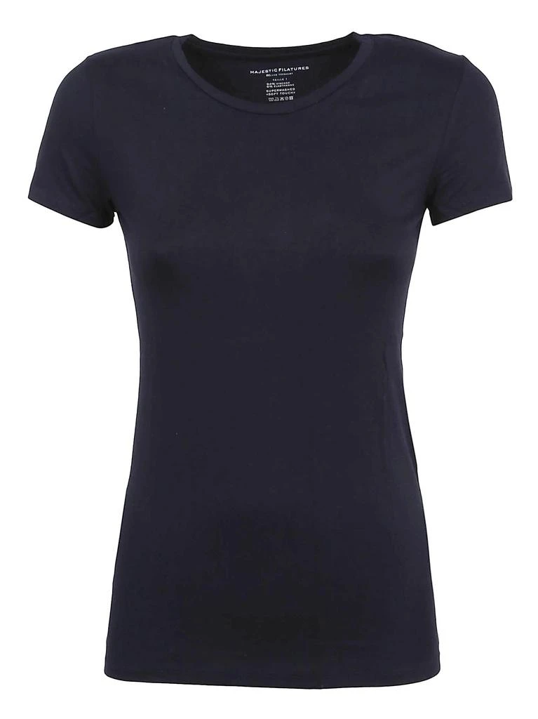 商品MAJESTIC FILATURES|Majestic Filatures Womens Blue T-Shirt,价格¥1311,第1张图片