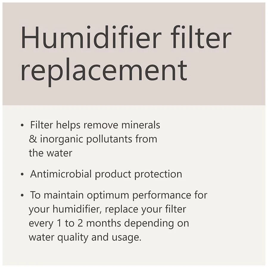 商品Walgreens|Replacement Humidifier Filter,价格¥92,第5张图片详细描述