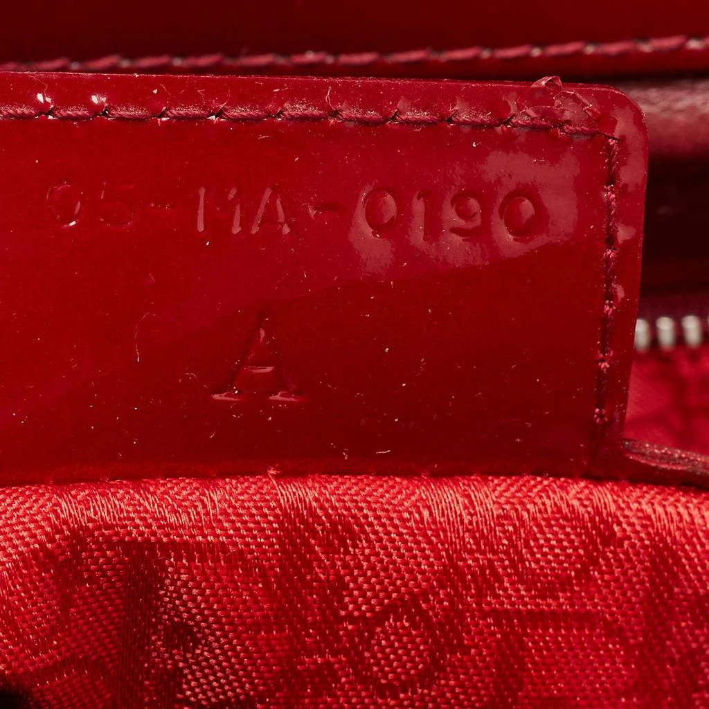 Dior Red Cannage Patent Leather Large Lady Dior Tote 商品