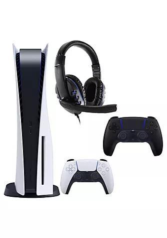 商品SONY|PlayStation 5 Console with Universal Headset and DualSense Controller,价格¥6993,第1张图片