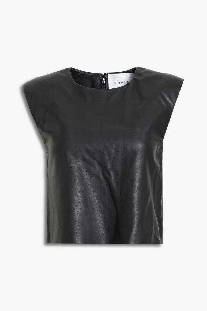 商品FRAME|Cropped leather top,价格¥2065,第3张图片详细描述