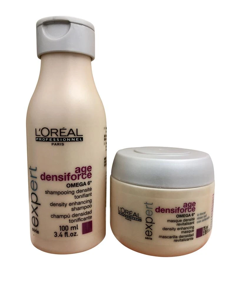 商品L'Oreal Paris|L'Oreal Age Densiforce Travel Shampoo 3.4 OZ & Masque 2.58 OZ set,价格¥51,第1张图片