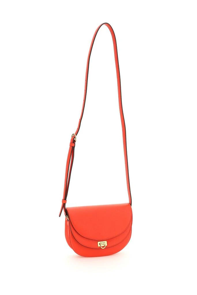 商品Salvatore Ferragamo|Salvatore ferragamo gancini double flap crossbody bag,价格¥5638,第3张图片详细描述