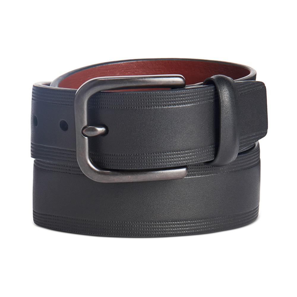 商品Perry Ellis|Men's Faux Leather Embossed Casual Belt,价格¥182,第1张图片