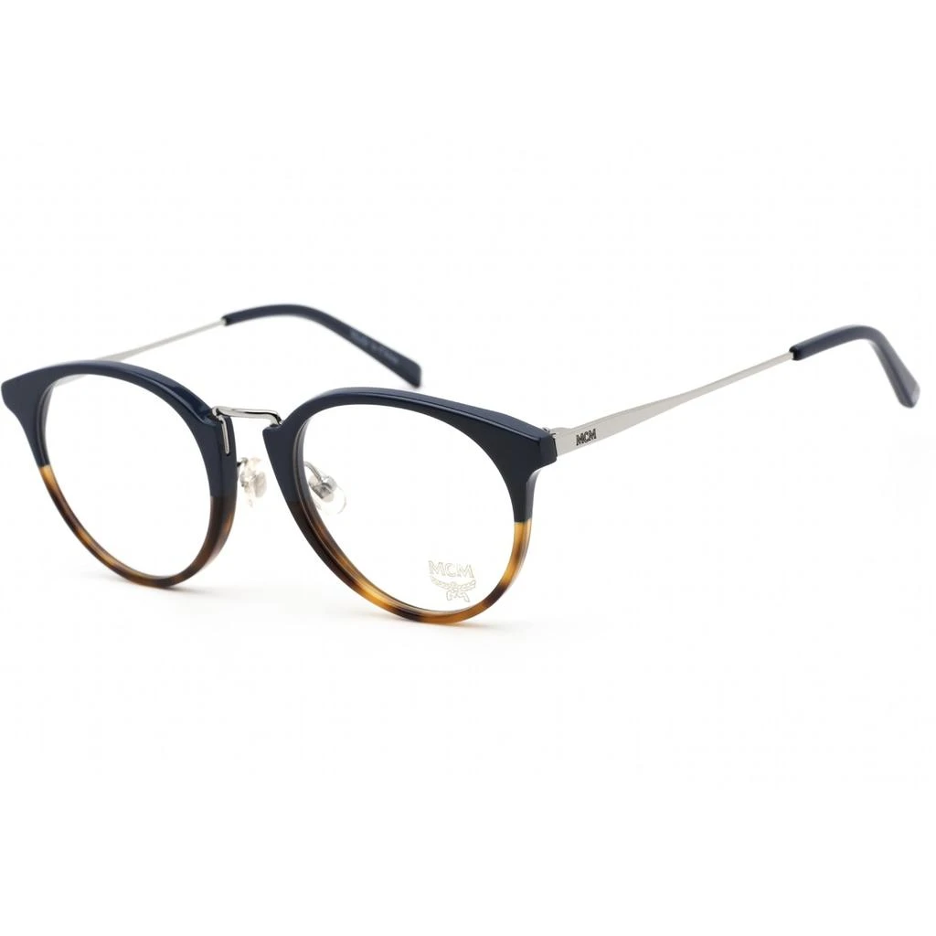 商品MCM|MCM Unisex Eyeglasses - Clear Demo Lens Havana Blue Round Shape Frame | MCM2704 235,价格¥432,第1张图片