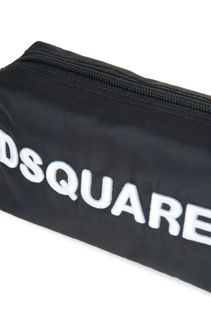 商品DSQUARED2|Dsquared2 Kids Logo Embroidered Zipped Pencil Case,价格¥378,第3张图片详细描述