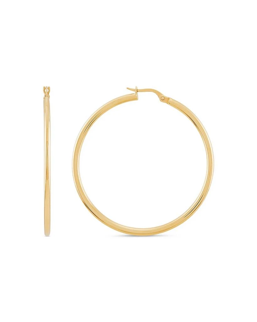 商品Alberto Amati|14K Yellow Gold Skinny Hoop Earrings,价格¥6353,第1张图片详细描述