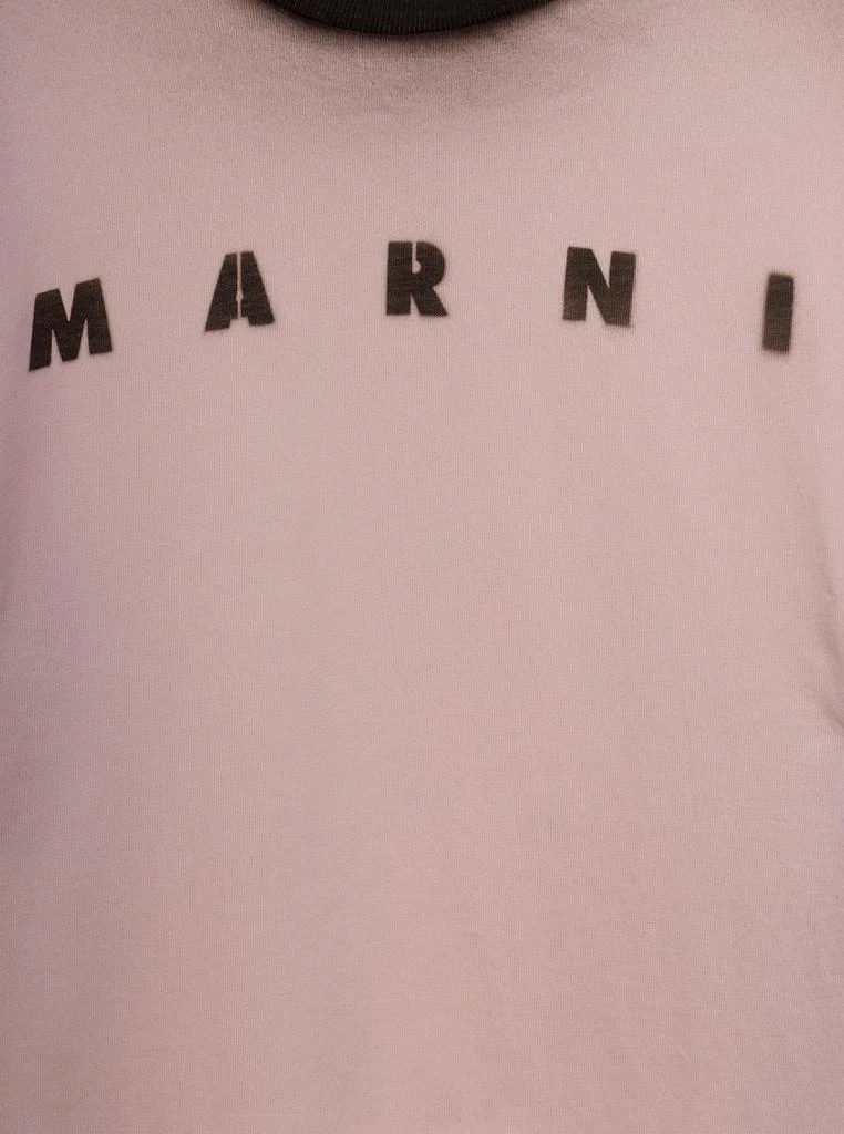 商品Marni|Marni Kids Baby Boyls Pink T-shirt With Logo,价格¥785,第3张图片详细描述