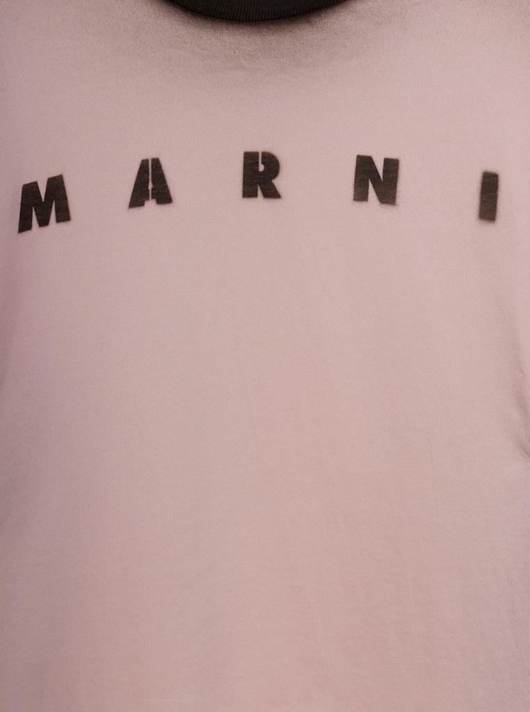 商品Marni|Marni Kids Baby Boyls Pink T-shirt With Logo,价格¥708,第5张图片详细描述