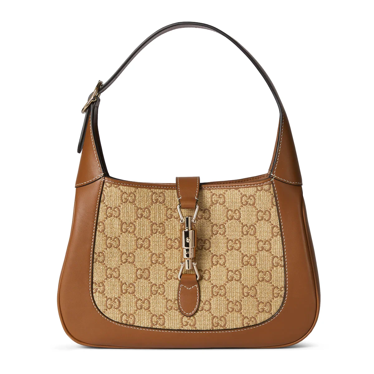 商品Gucci|【预售】 古驰 25春夏 女士 手提包 GUCCI JACKIE 1961系列中号手袋 820415 FAEB4 9767 ,价格¥24837,第1张图片