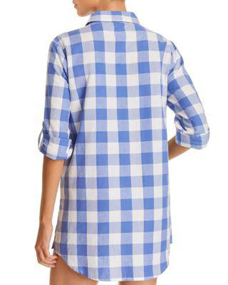 商品Nanette Lepore|Capri Gingham Shirt Dress Swim Cover-Up,价格¥706,第2张图片详细描述