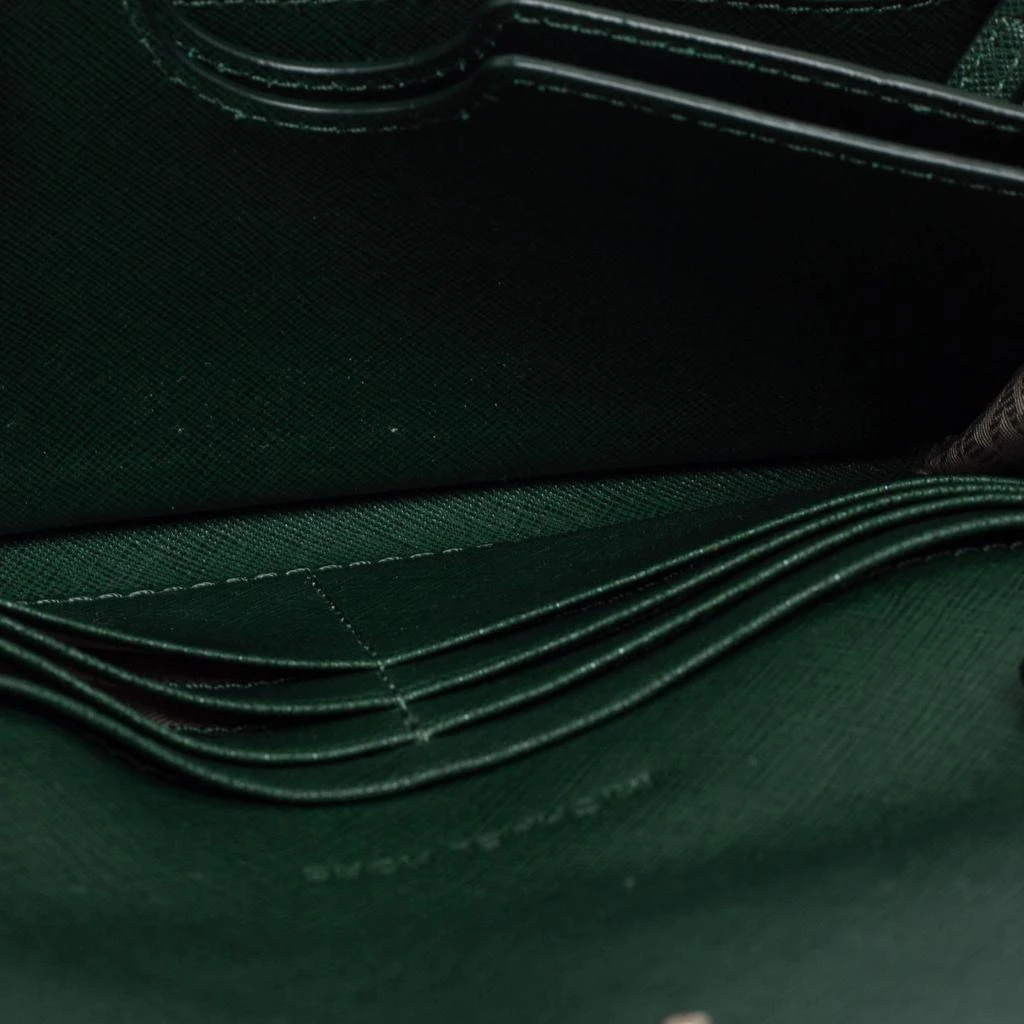 Michael Kors Green Leather Flap Crossbody Bag  商品