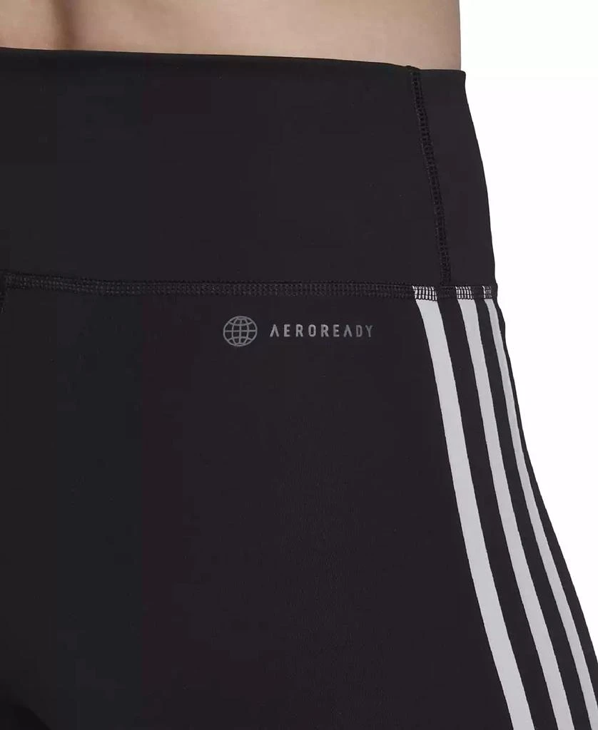 Women's Training Essentials 3-Stripes High-Waisted Short Leggings 商品