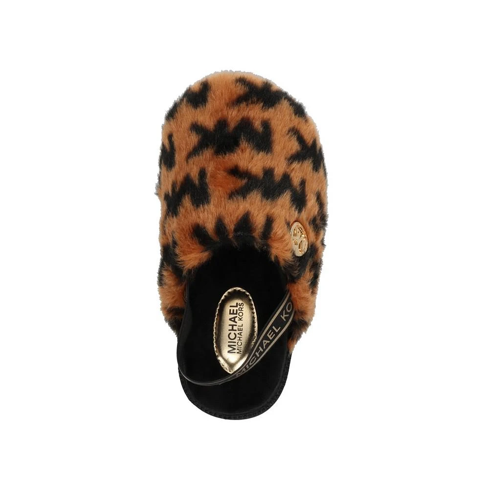 商品Michael Kors|Little Girls Janis Kamryn Stacked Close Toe Slide,价格¥125,第3张图片详细描述