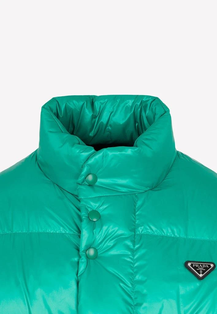 商品Prada|Puffer Jacket with Triangle Logo Plaque,价格¥13800,第4张图片详细描述