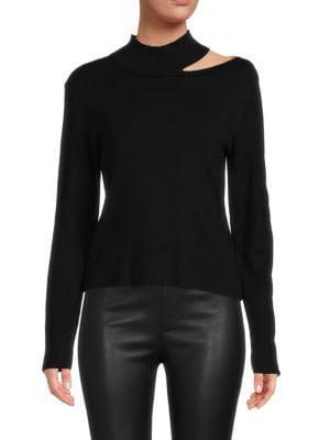 商品Calvin Klein|Cutout Mockneck Sweater,价格¥366,第3张图片详细描述