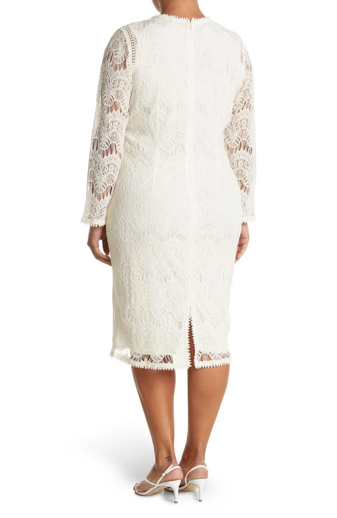 商品Love by Design|Allison Long Sleeve Lace Midi Dress,价格¥375,第2张图片详细描述