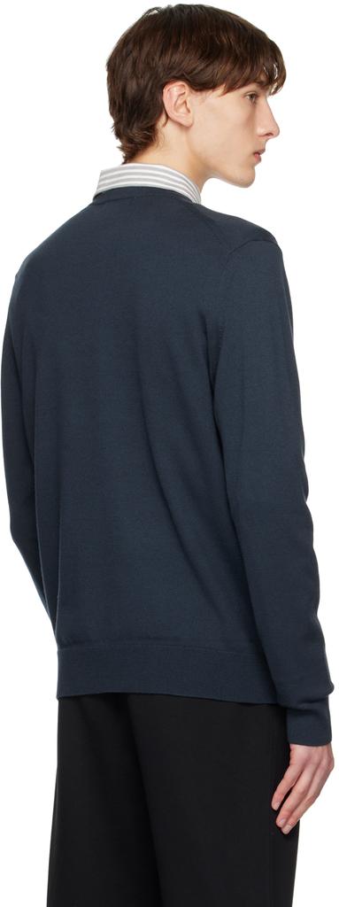 Navy Classic Crewneck Sweater商品第3张图片规格展示