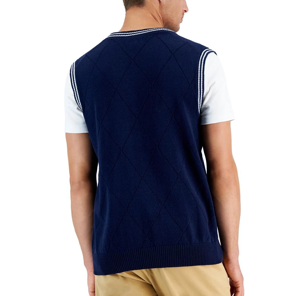 商品Club Room|Men's Argyle Sweater Vest, Created for Macy's,价格¥104,第2张图片详细描述