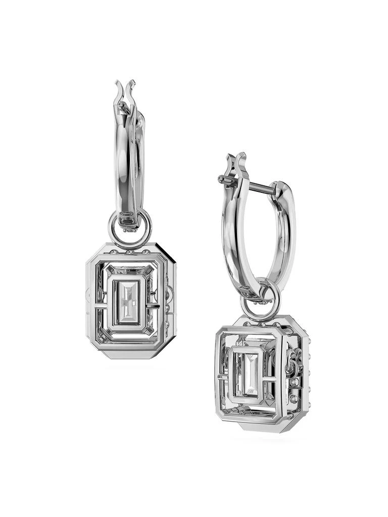 商品Swarovski|Una Rhodium-Plated & Crystal Drop Earrings,价格¥1112,第3张图片详细描述